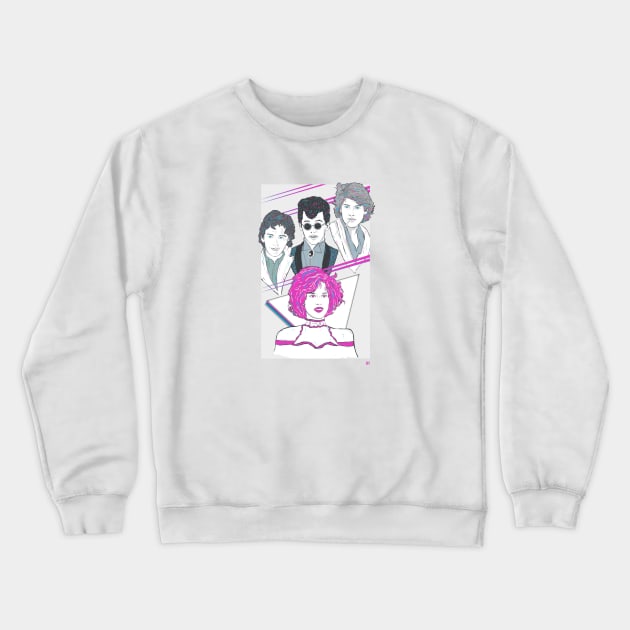 Pretty In Pink Crewneck Sweatshirt by MonkeyBubble